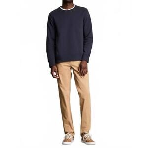 NEW BILLY REID dover crew neck sweatshirt in dark midnight